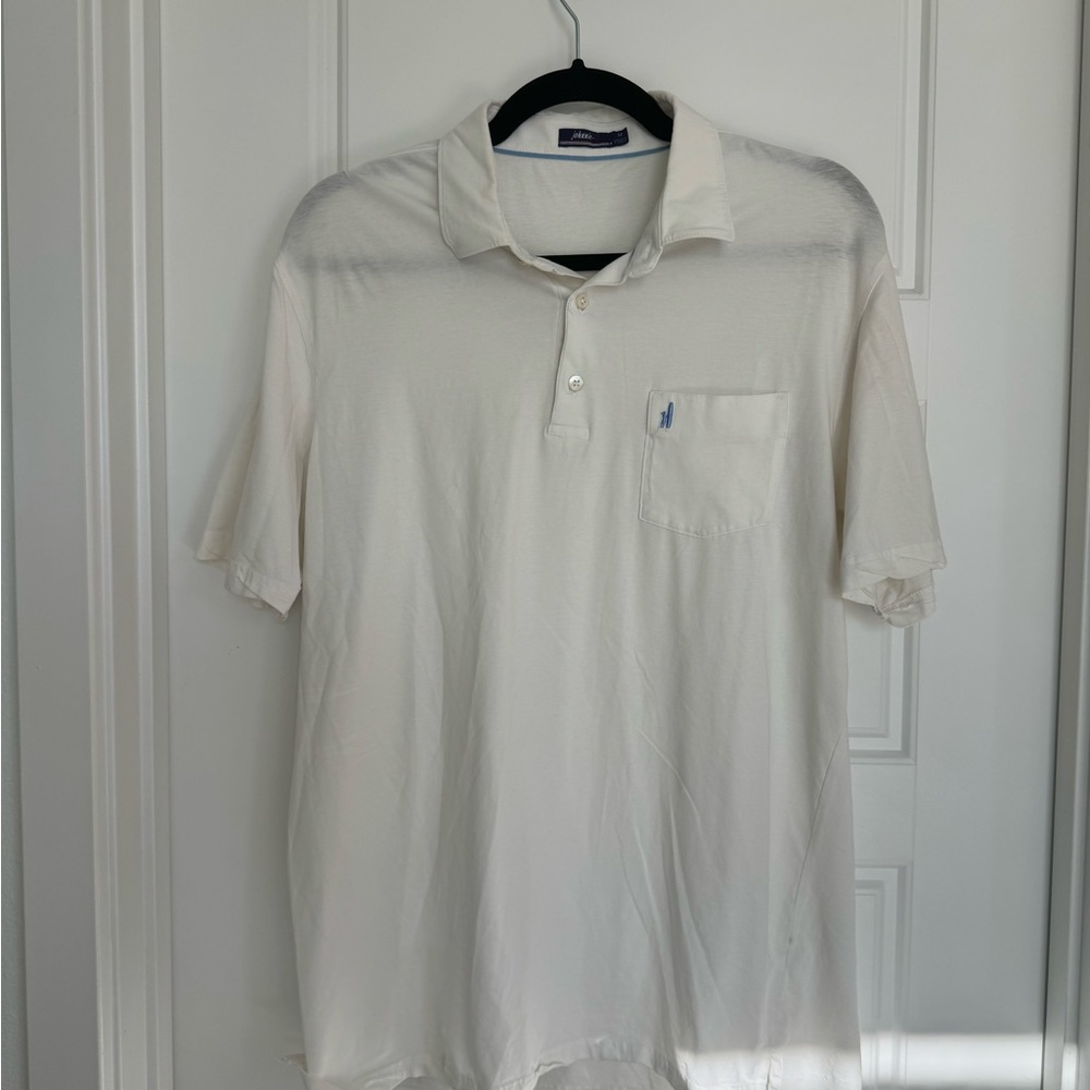 johnnie-O White Polo Shirt for Men - Picture 2 of 4